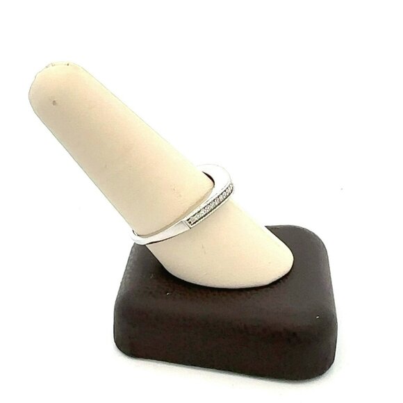 Designer SJ Sterling Silver &‎ Cubic Zirconia Size 10 Ring! 118 - Picture 4 of 6